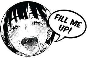 Funny Woman Fill Me Up Vinyl Car Accessories Decal Laptop Fuel Tank...