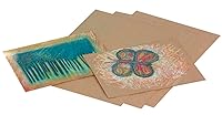 Vista 1 de School Smart Hojas de papel Kraft, 60 libras, 9 x 12 pulgadas, marrón, paquete de 100