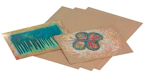 School Smart Hojas de papel Kraft, 60 libras, 9 x 12 pulgadas, marrón, paquete de 100