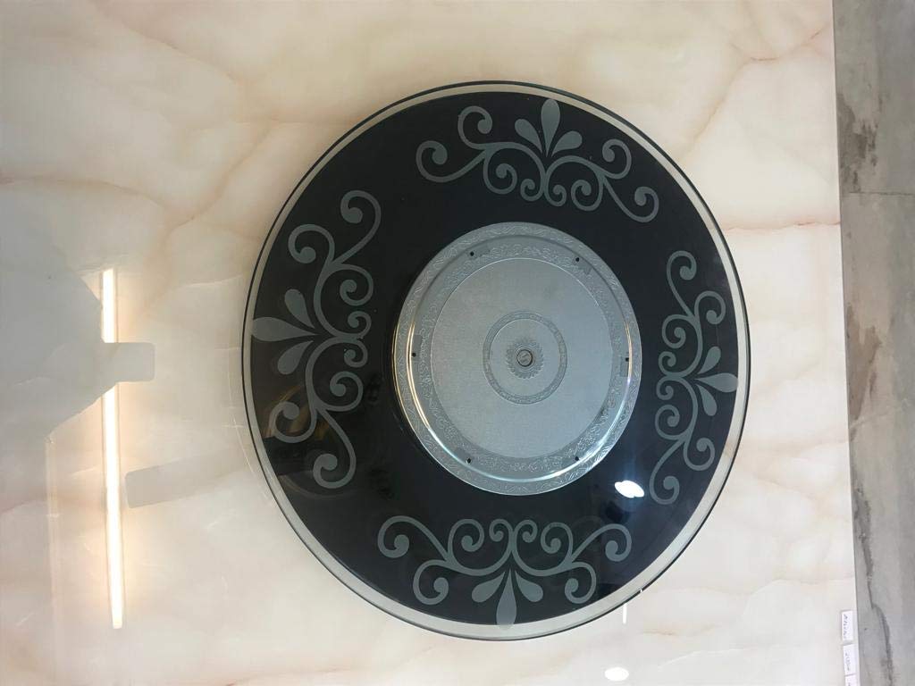 REVOLVING Glass Table TOP(24 inches) by KLM System