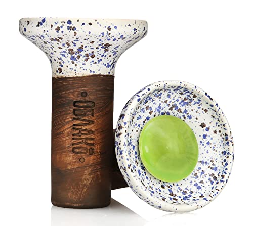 Oblako Flow Shisha Phunnel Tonkopf Tabakkopf Green on Meteorite