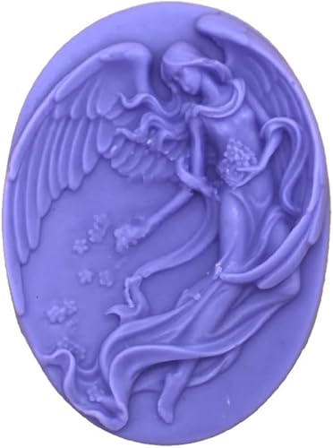 Miniatura 9 de GRAINRAIN Moldes de silicona ovalados de flores para hacer jabón, manualidades, manualidades, jabón de proceso frío hecho a mano (12001)