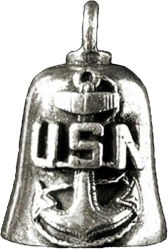 US Navy 1 Gremlin Bell Guardian Ride Harley Motorcycle Spirit, Peltre, Sin gemas.