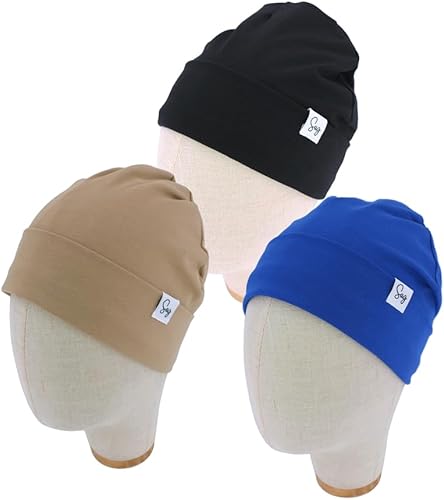 Miniatura 2 de Gorro de punto para recién nacido, para niños y niñas, con forro de satén sedoso, gorro para niños pequeños