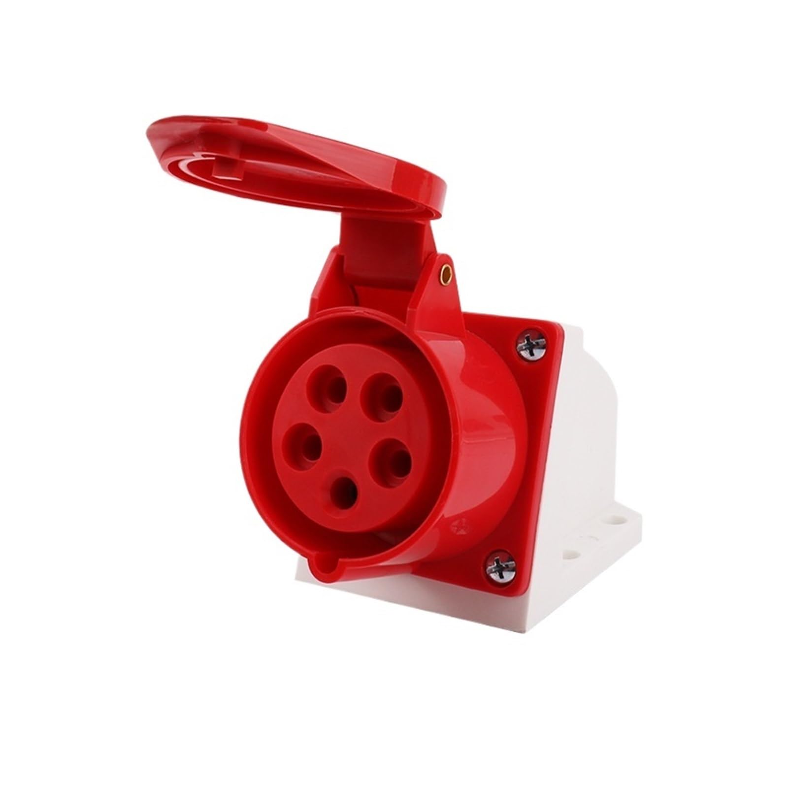 Base industrial de 5 contactos 16A resistente al agua para solucionar humedad