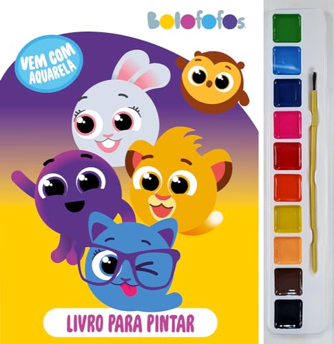 Bolofofos Livro Para Pintar Com Aquarela: