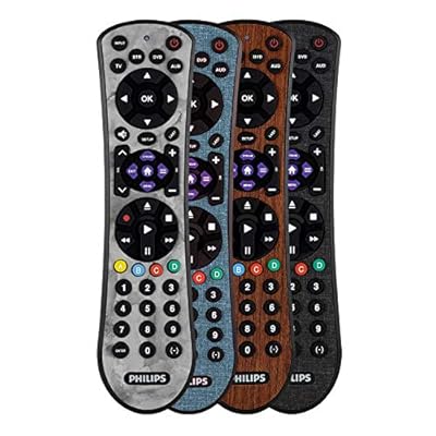 Philips Universal Remote Control, Samsung TV Remote, Universal TV Remote Replacement, Samsung Remote Control Universal for Smart TV, Vizio TV, LG TV, Sony TV, Apple TV, 4 Device, Marble, SRP4320M/27