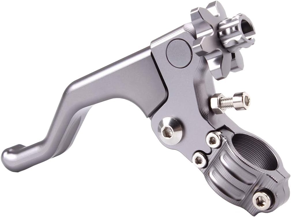 Beqlxta Titanium Brake Clutch Adjustable Lever​ 7/8" 22Mm Motorcycle Short Stunt Clutch Lever For Rm85 Rm125 Rm250 Rmz250 Rmz450 Rmx250r Rmx250s Drz400r Drz400s Dr250r(Titanium)