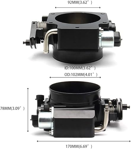 Miniatura 6 de Endxedo Cuerpo del acelerador de 3.622in para LS1 LS2 LS6 LS3 LS LS7 SX LS Cuerpo del acelerador con sensores de posición del acelerador TPS IAC