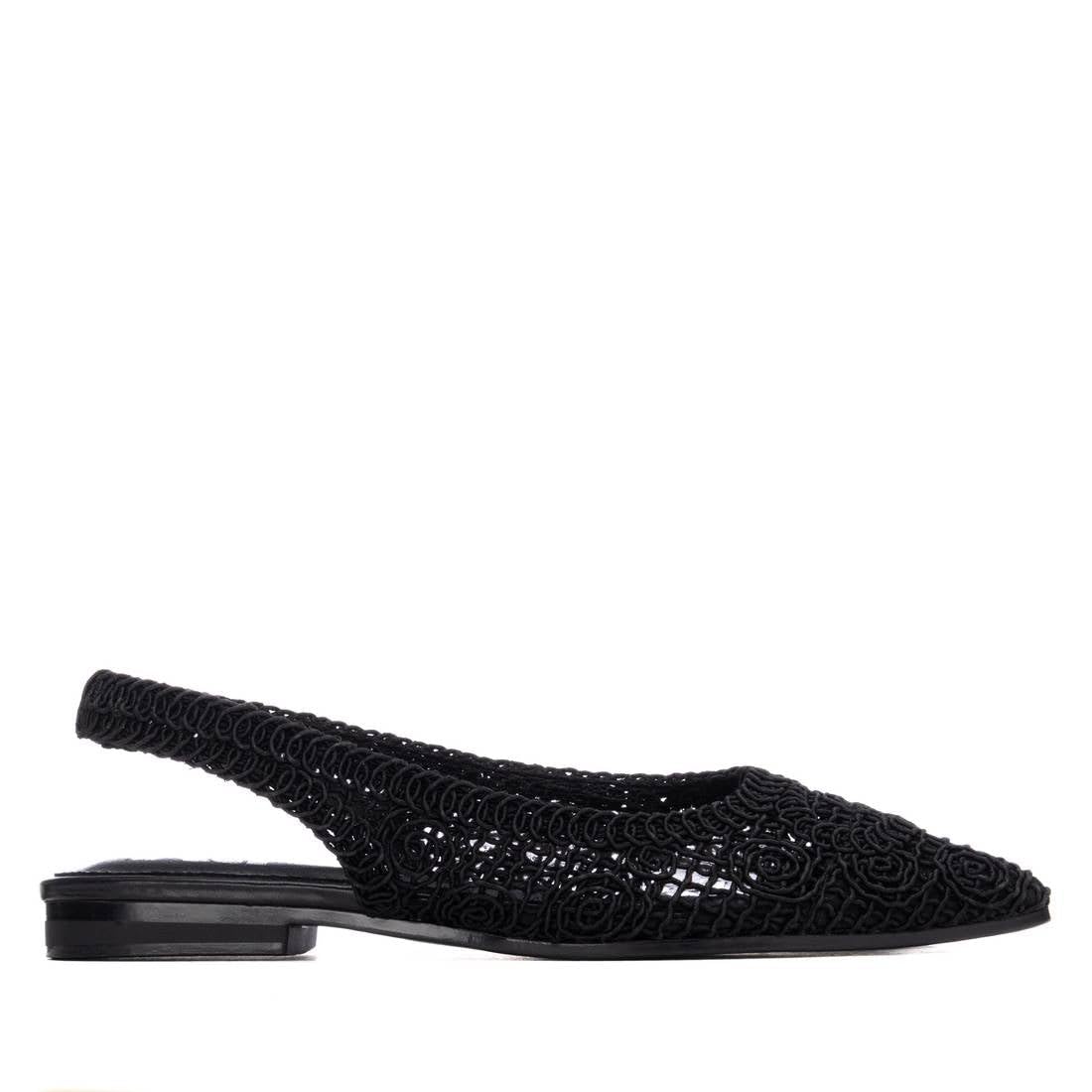 XTI 14512402 Zapato Sra Textil NEGROMujer