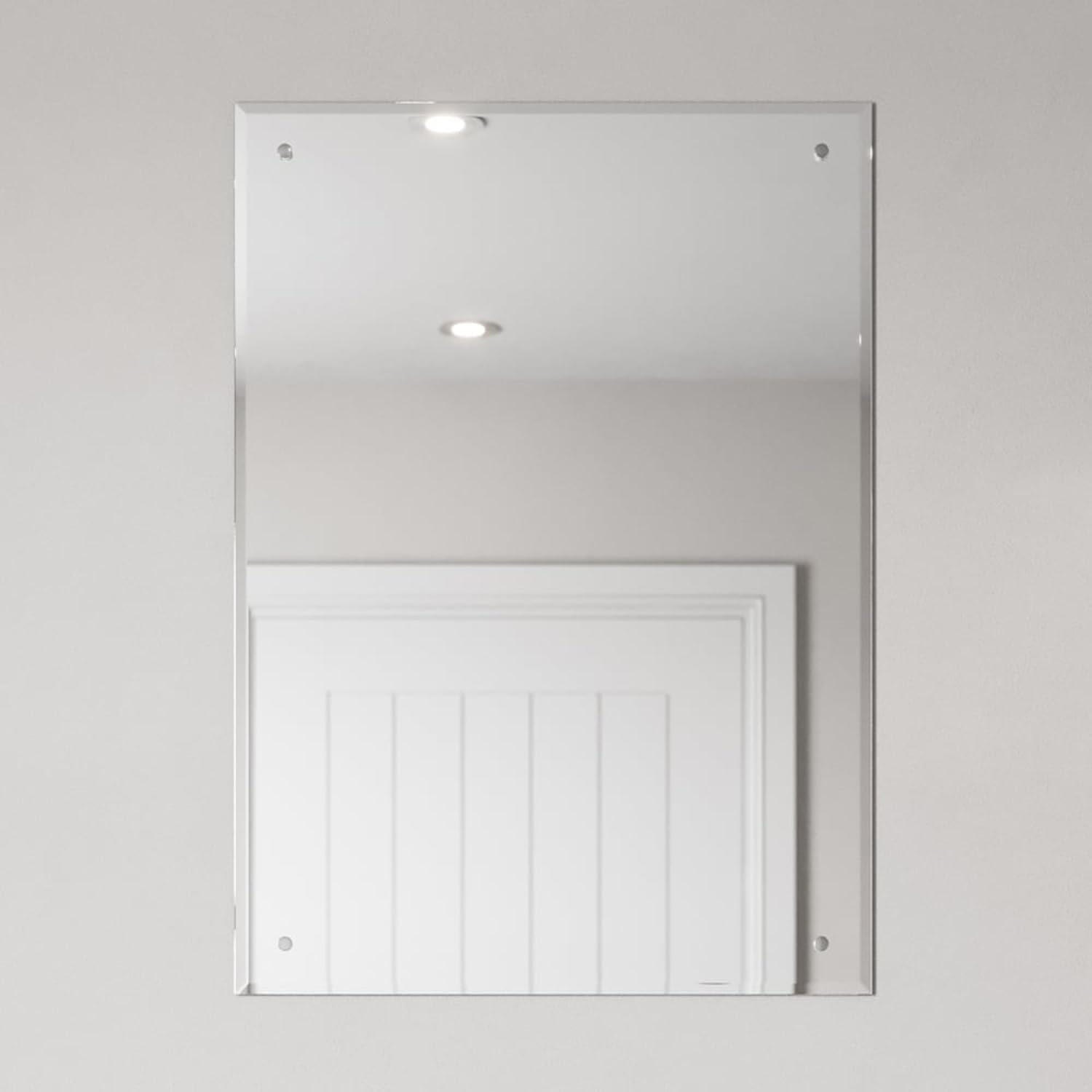 Artis 500 X 700Mm Bathroom Mirror Frameless Vanity Mirrors Bevelled Edge Wall Mounted Mirrored, Rectangular