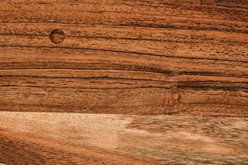Tabla de cortar rectangular de madera de acacia 35.56x22.86 cm miniatura 2