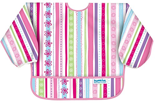 バンキンス スリーブビブ 長袖タイプ 6~24ヶ月 Ribbon(ピンク) 面ファスナータイプ SUV760