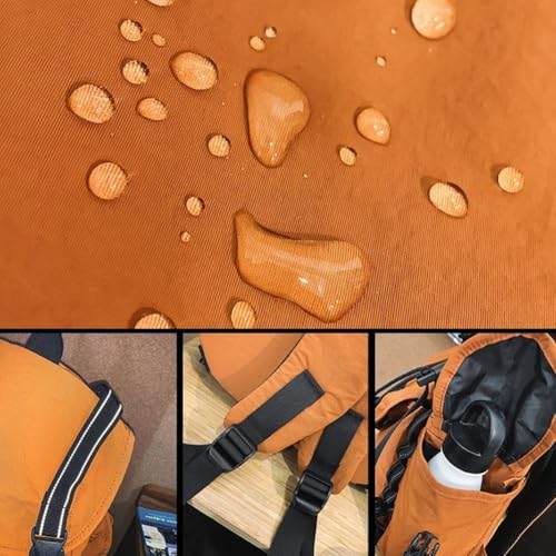 Mochila para viajes cortos, actividades aire libre y senderismo con compartimentos 8