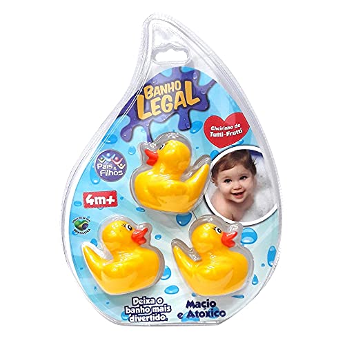 Brinquedo para Bebe Conjunto de Patinhos Pais e Filhos