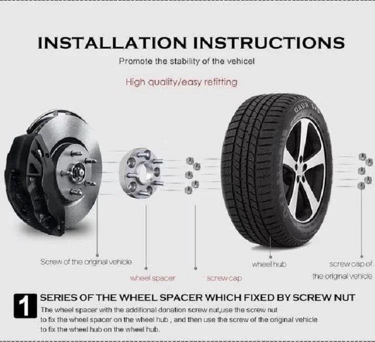 Entretoise roue 6x139.7 résolvant le frottement des pneus sur les ailes du Pajero V97 - 4