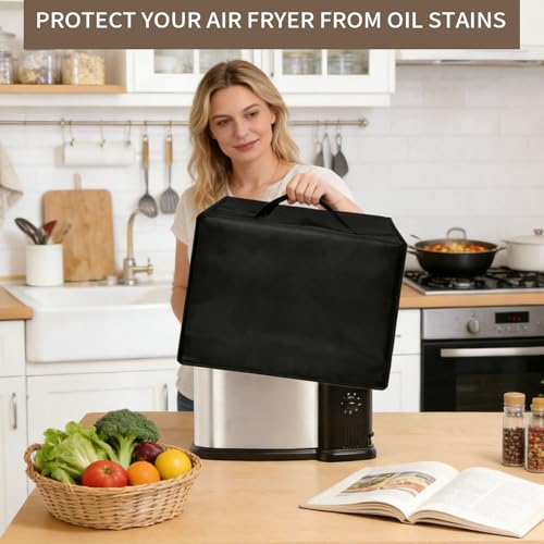 Image of Air Fryer Cover Dust cover Compatible With Masterbuilt 3-in-1 10 Liter XL MB20012420 Electricfryer Boiler and Steamer 17.7 inch*15.7 inch*15 inch Heat-Resistant Waterproof Dust-proof Air FryerCover