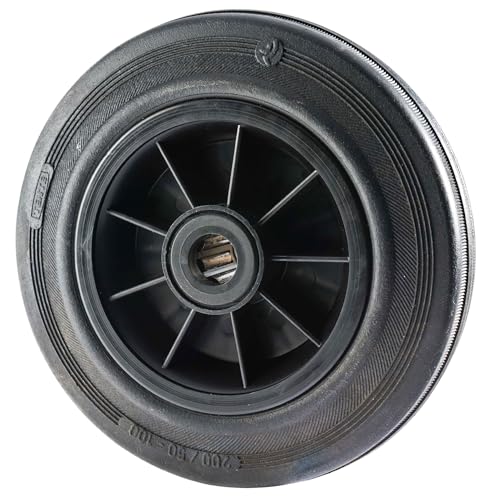 Ruota piena Ø 200 x 50 mm asse di 20