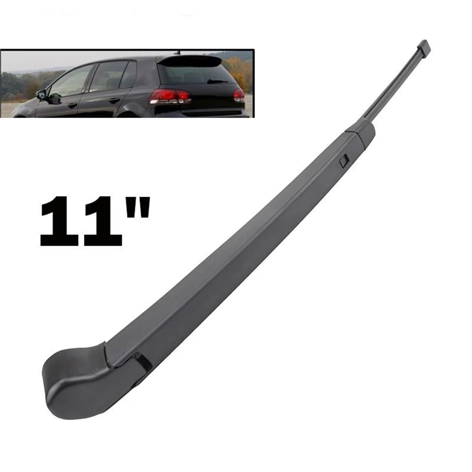 Kit Set Braccio E Spazzola Tergicristallo Posteriore da 11" per V&w per Golf 6 Hatchback 2008-2013 Parabrezza Parabrezza Portellone Posteriore Spazzola per Finestrini Tergicristallo