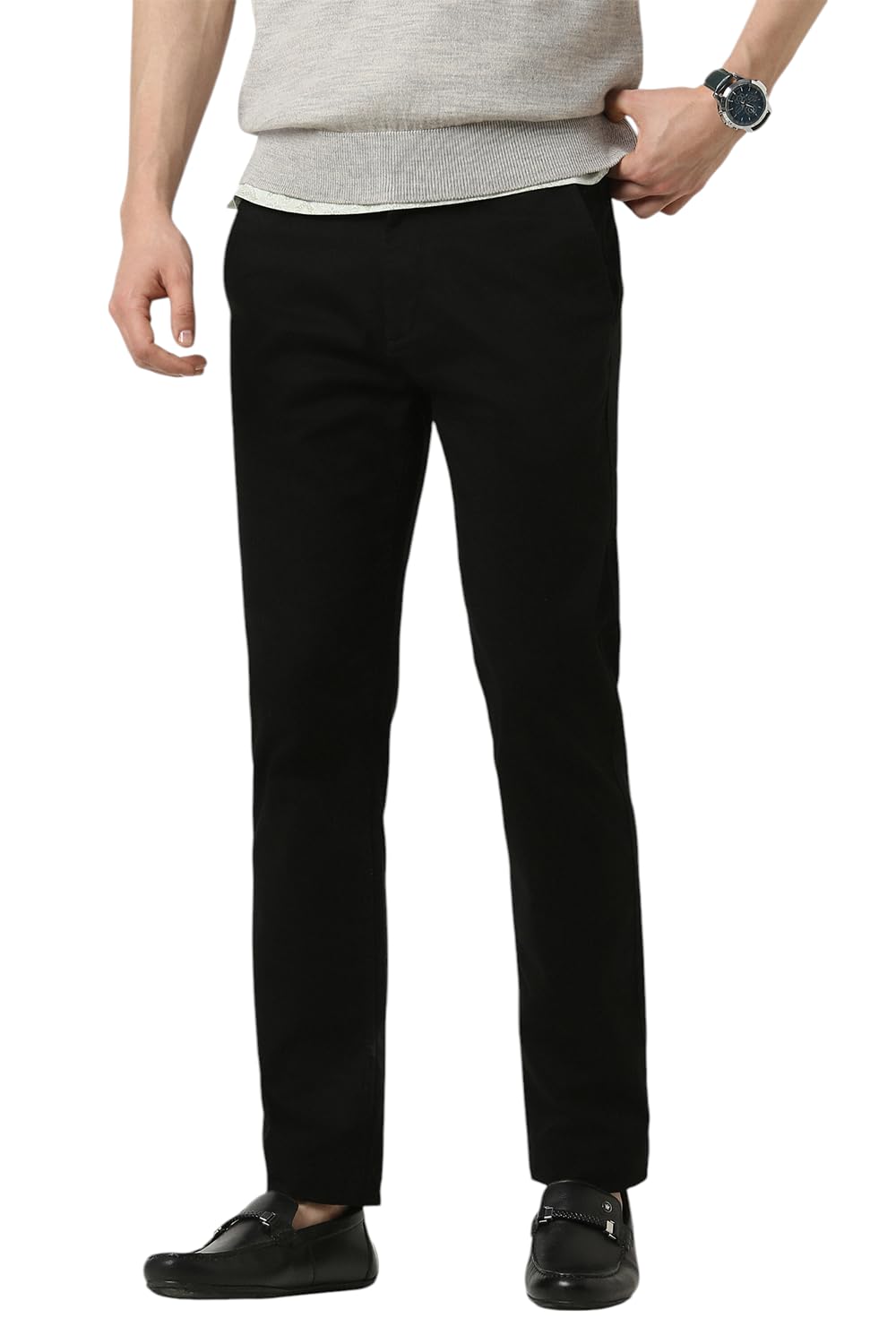 peter england Men's Slim Casual Pants-picture-36