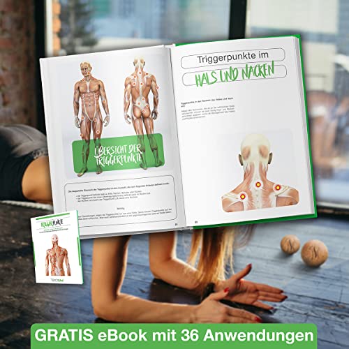 BACKLAXX® Faszienball Set 5 & 7 cm aus Kork mit Beutel | Massageball für Füße & Selbstmassage | Lacrosse Ball Alternative | antibakterielle Massagebälle | GRATIS eBook 6