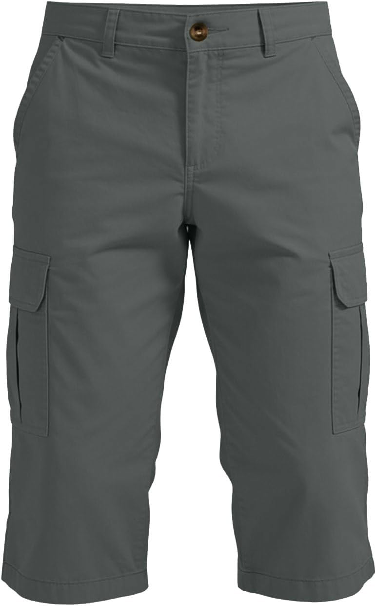 ABABC Cargo Shorts for Men Button Down Waist Athletic Hiking Short Casual Outdoor Work Cargo Shorts with Multi Pockets