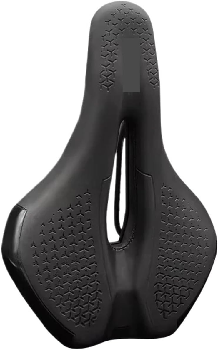 Shockproof Hollow Breathable Bicycle Saddle PU Non-Slip Leather Cushion Lightweight MTB Road Bike Saddle Accessory