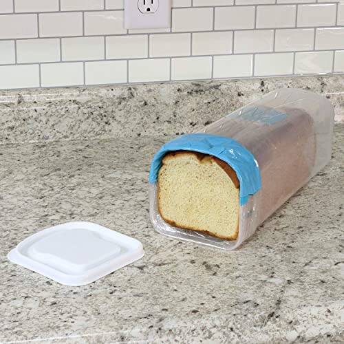 Bread Loaf Plastic Keeper Box Airtight Holder, Set Of 2 #TOP6