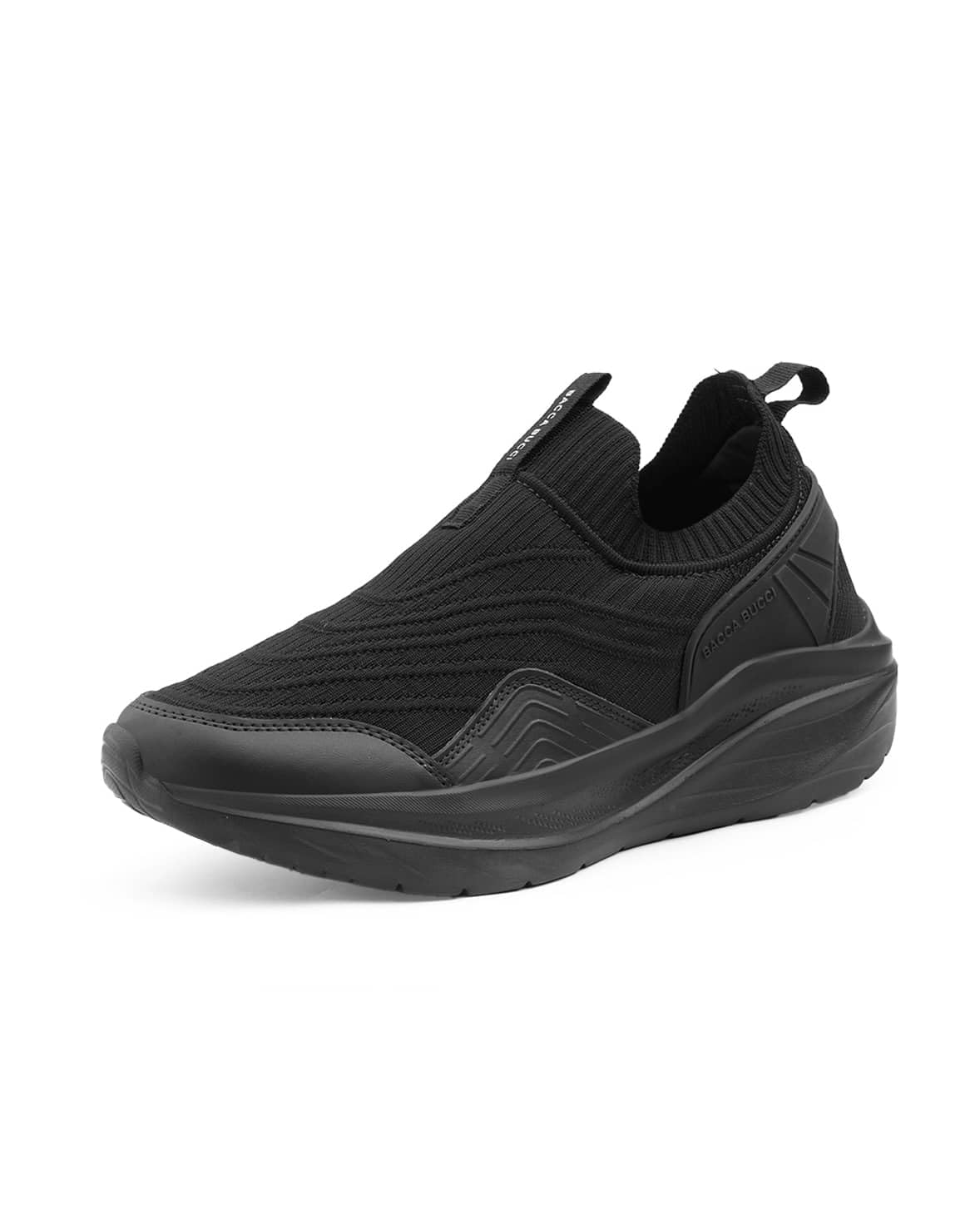 bacca bucci EaseOn Walking Shoes for Men | Slip-On Sneakers with Stretch Knit Upper | Ortholite® Comfort Insole | Lightweight EVA Sole | Daily Walking, Travel & Casual Wear-picture-19