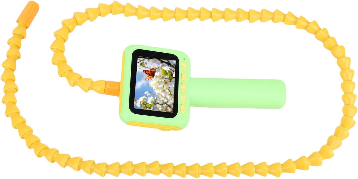 POCREATION Borescope Toy with Light for Kids, Educational STEM Snake Camera, 2.8 Inch for Outdoor Exploration and Adventure