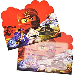 Uitnodigingskaarten voor kinderverjaardag, jongens, 20 stuks, uitnodigingen voor kinderfeest, uitnodigingskaarten voor…