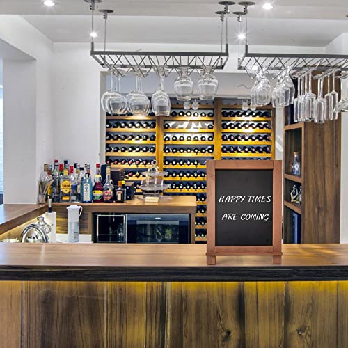 Tabletop Chalkboard Sign Standing Wooden Menu Chalk Board Small Kitchen Chalkboard Including White Chalk Marker Perfect For Home Wedding Restaurant #TOP5