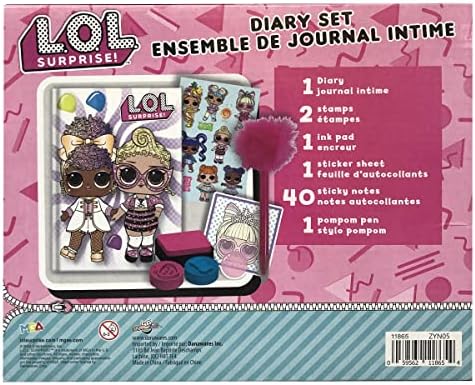 LOL Surprise Journal Diary Set for Children with Stickers and Stamps included for Creative Writing 3 51Q3IX54IlL. AC