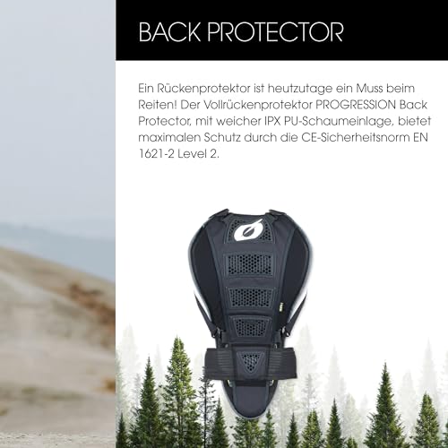 Motorrad Rückenprotektor O’NEAL – Motocross Rückenpanzer XL Schwarz