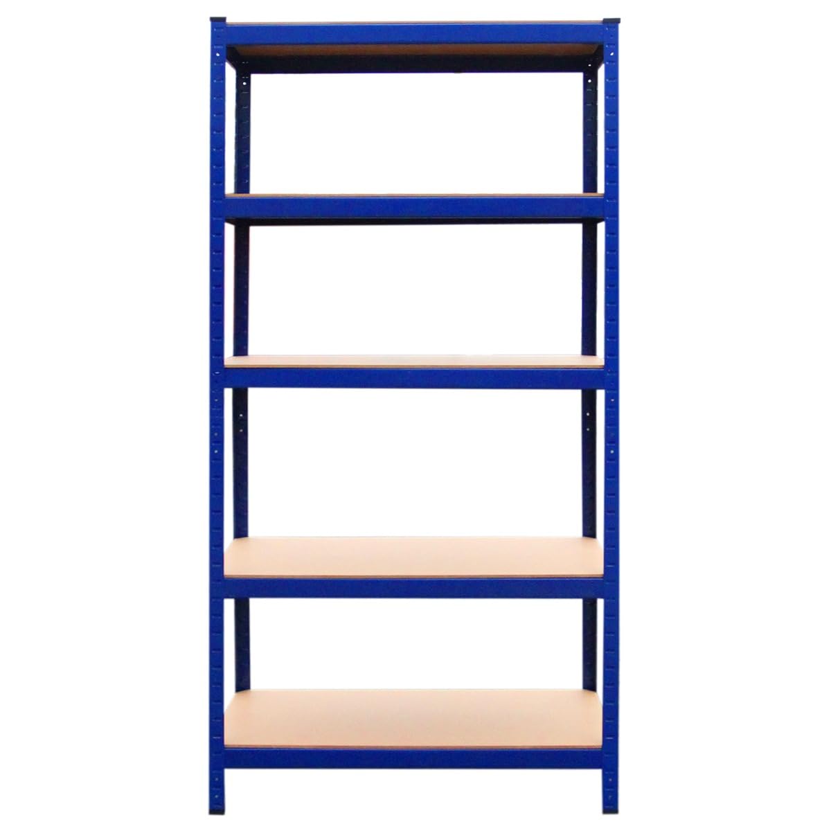 Monster Racking Blue 9 X T-Rax Metal Racking Units 90Cm X 45Cm X 180Cm - 5 Tier Storage Bay Garage And Warehouse Storage