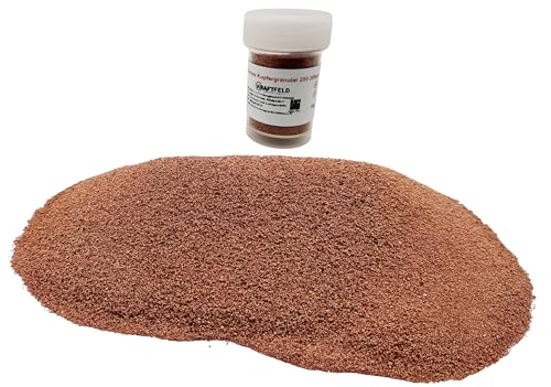 (23 €/100 g), 50 g, granulado de cobre muy fino, grano de aprox. 250 µm, micrómetro (0,25 mm)