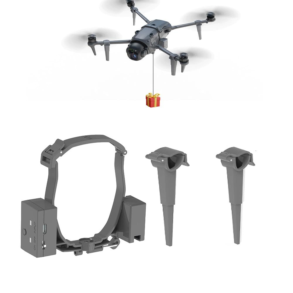 Système Airdrop pour DJI Mavic 4 Pro - Appareil de livraison de demande en mariage avec trépied - Appât de pêche pour mariage et pour une variété de scènes - Accessoires de drone