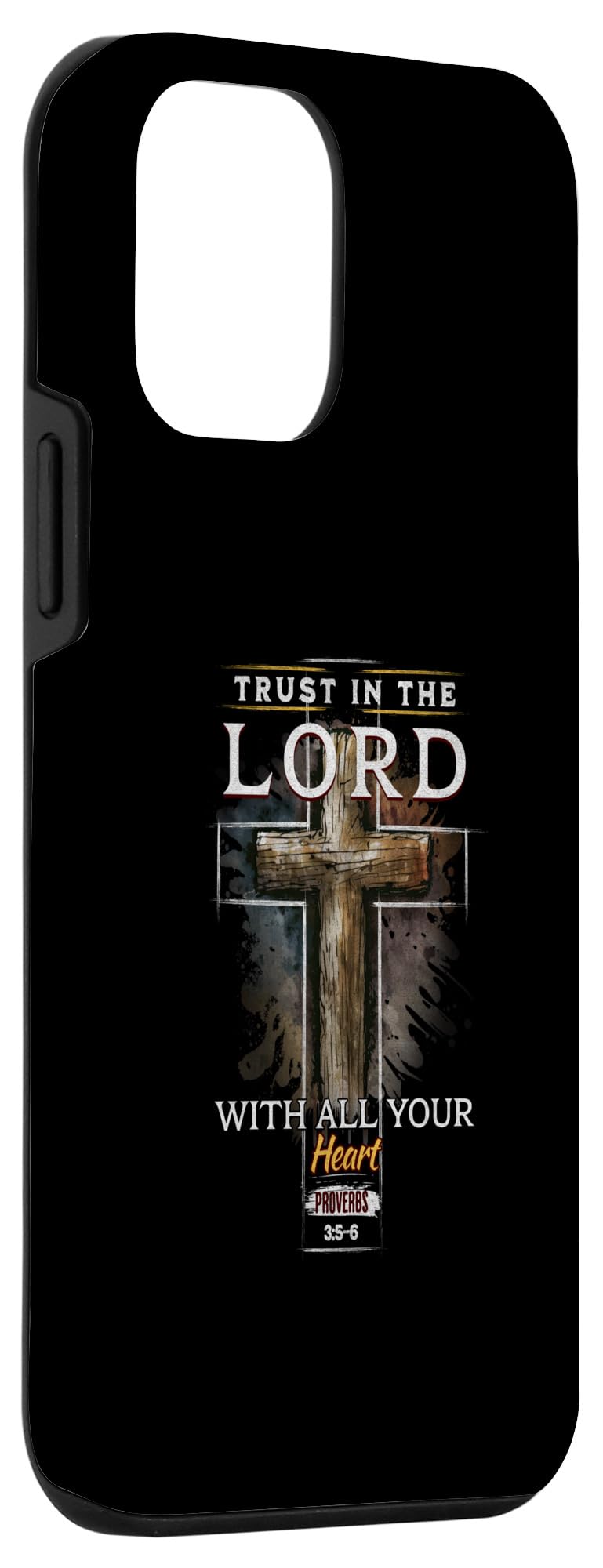 iPhone 12 mini Bible Verse Trust The Lord Proverbs 3: 5-6 Case - Image 3