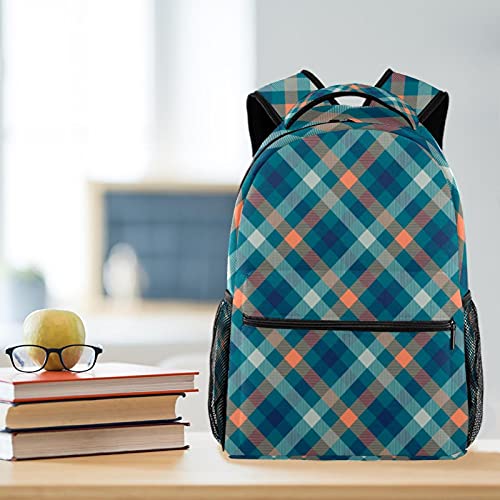 Sac à dos décontracté protégeant votre laptoptop avec style bleu multicolore