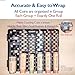 CO5IN1 Coin Sort Tray Coin Counter with Lid for All Coins, Dispenser for Counting, Accurate & Easy to Wrap, Change Sorter Coin Organizer & Holder, Ideal for Bank Teller, Small Business, Home & Office