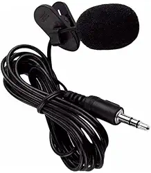 Mini Microfone Condensador de Lapela Profissional Portátil Compacto Universal 3.5mm Plug P2 Clipe De Áudio Smartphone Celular Câmera Compacto Para Lives E Vídeos