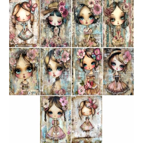Papel de arroz para niñas ideal en collages y decoración de dormitorios