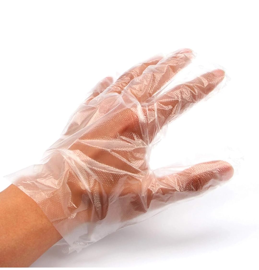 Kinder Garden Transparent Disposable Plastic Hand Gloves - 100 Piece (B0836CMNZZ) Amazon Price History, Amazon Price Tracker