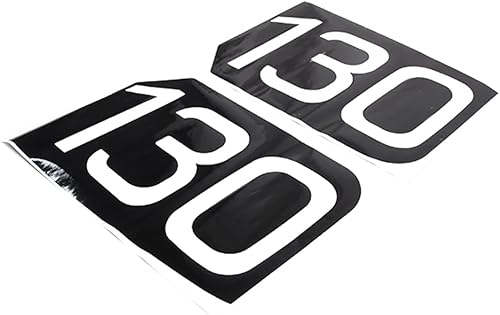 Miniatura 3 de Calcomanías de vinilo de PVC para Land Rover Defender 90 110 130 2020-2024 para guardabarros laterales (para Defender 130, negro)