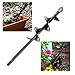 Produktbild Boomersun Erdlochbohrer Spiralbohrer Erdbohrer mit rutschfestem Sechskantantantrieb Garten Bagger Aufsätze für Pflanzen Blumen Schwarz - 40x220mm