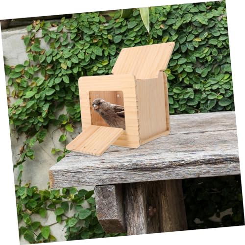 Nichoir d'élevage de perroquets extérieur et nid d'oiseau décor - 8
