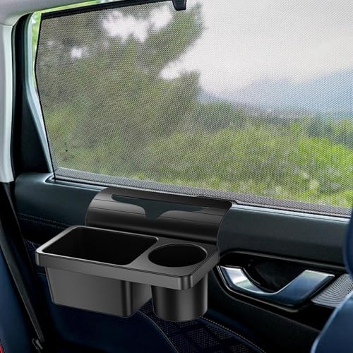 Portavasos para puerta de carro con organizador y soporte para teléfono miniatura 4