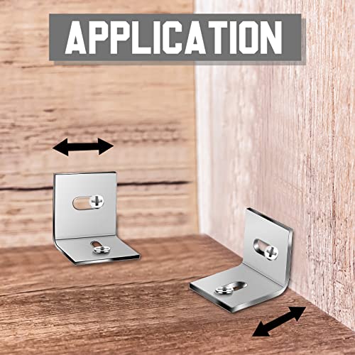 image for Dunzy 18 Pcs Heavy Duty Wood Table Top Expansion Bracket Steel Z Clips