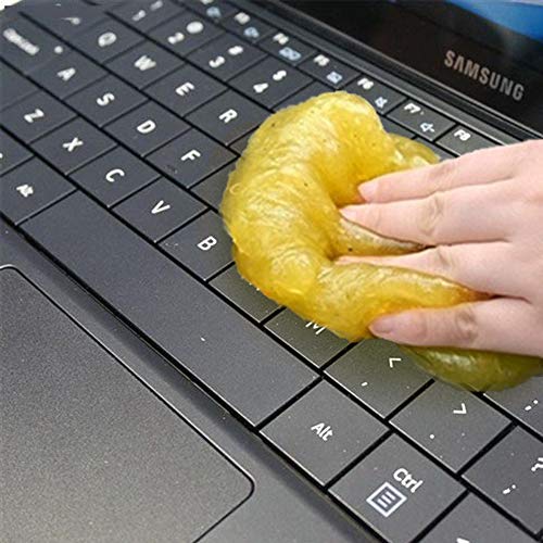 Dust Cleaning Gel,Super Clean Degreaser 2 Pack Keyboard Ceaner Universal Reusable Magic Dust Cleaning Mud for PC Tablet Laptop Keyboard Automobile Vents Printers Fan Parts. - Thumbnail 7