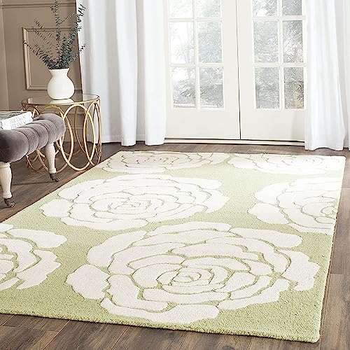 Image of Carpet Mahal Handmade Handwoven Tufted Made of 100% Soft Blended Wool Export Quality Carpets with 1 Inch Thickness (6x8 Feet) Color Multi
